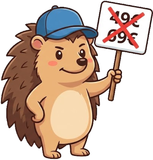 Mascotte : Hérisson : Attention aux arnaques sur les prix